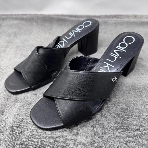 Calvin Klein Shoes - Calvin Klein Women 7.5 Black Heeled Sandals‎